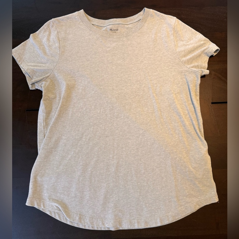 Madewell Grey Crew Neck T-Shirt (M)